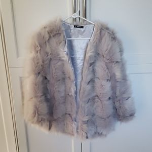 Faux fur coat